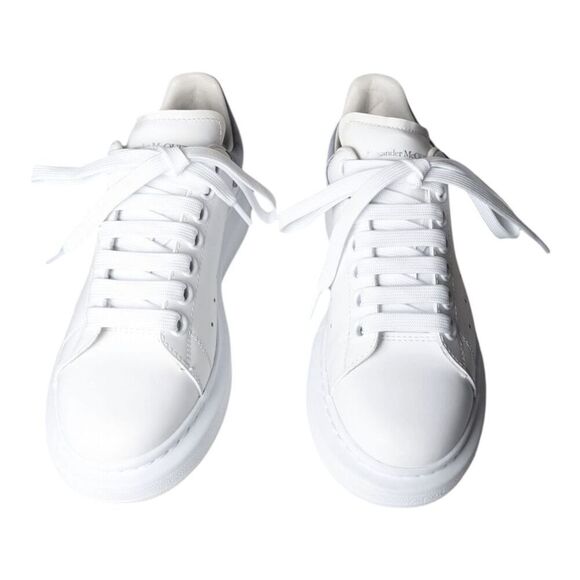 ALEXANDER MCQUEEN Wmns Oversized Sneaker "White Dream Blue' Size 35 - Picture 5 of 10